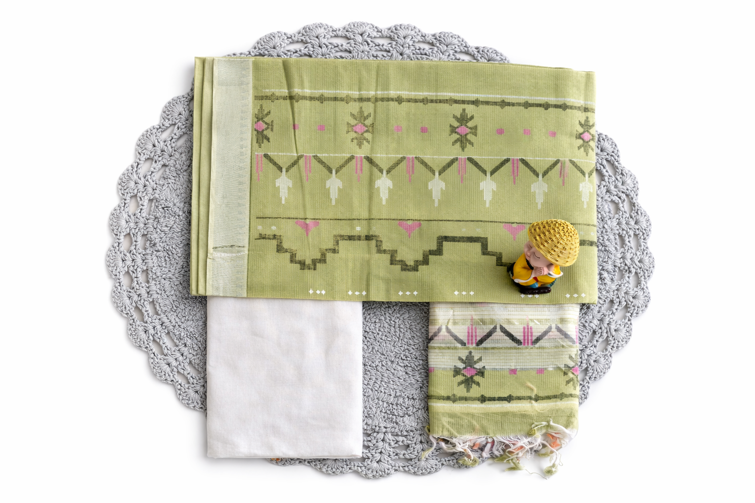 Powerloom Cotton 50/50 Dress Set